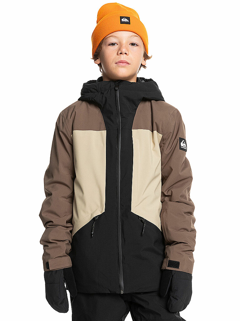 Quiksilver Jungen Snowboardjacke Regular Fit PET-Recycled hellbraun