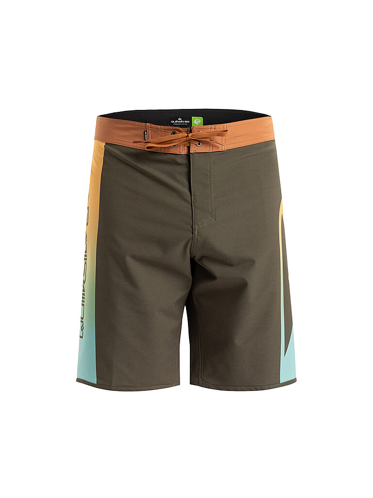 Quiksilver Beachshort Straight Leg Recycled Polyester-Elastane Hellbraun