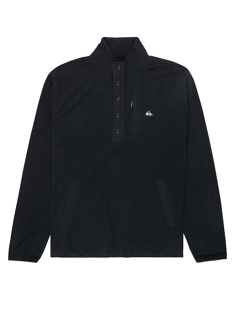 Quiksilver Zipshirt Regular Fit Microfleece Schwarz