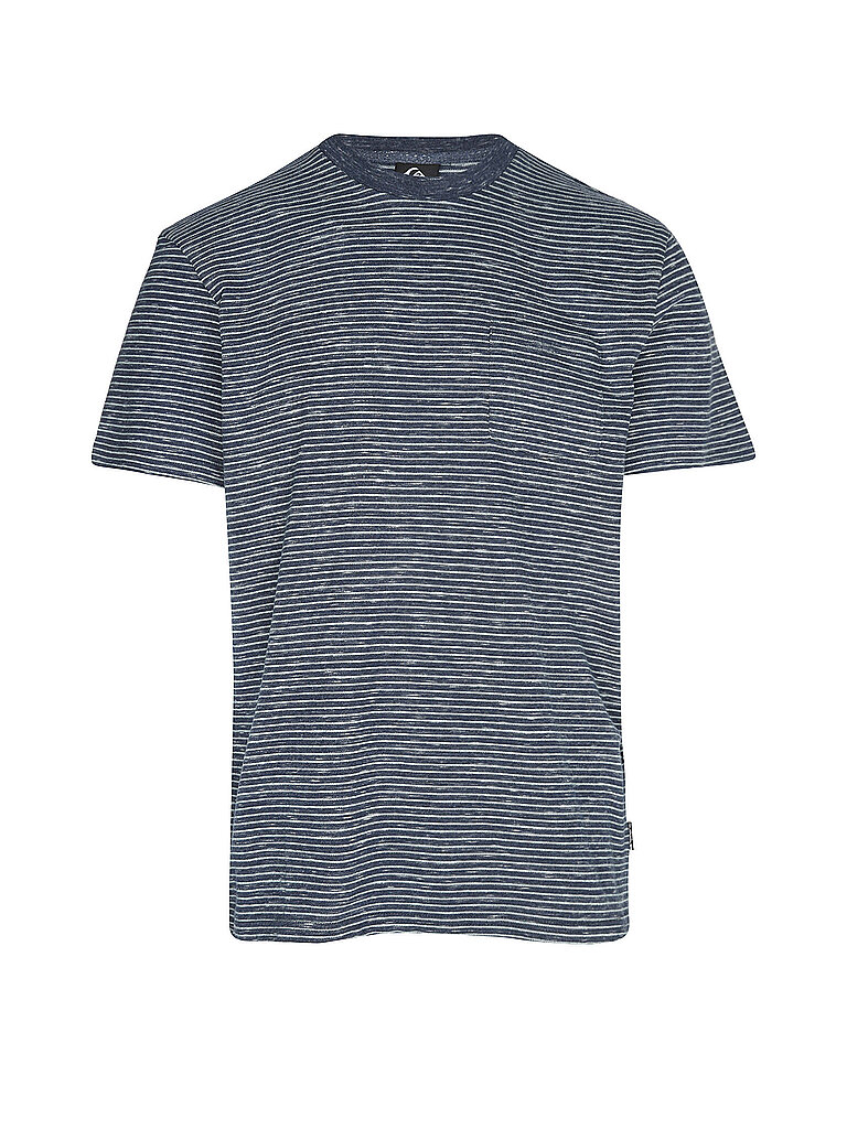 Quiksilver Beachshirt Lopaz Striped Pocket Bio-Baumwolle-Polyester Beige