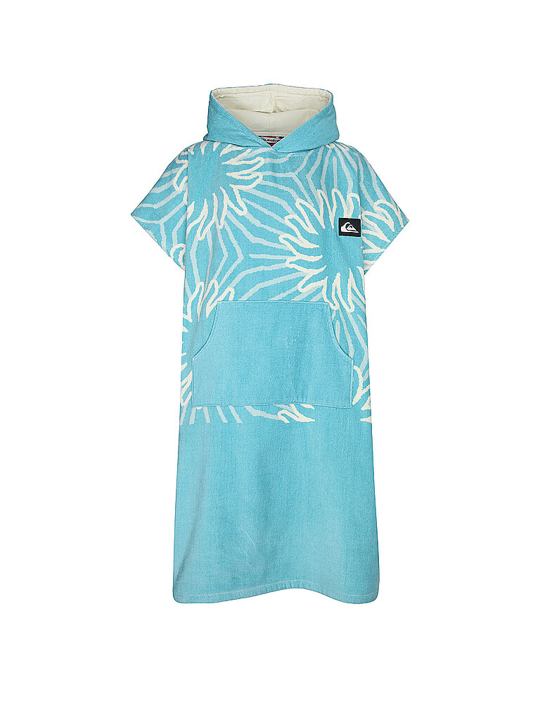 Quiksilver Poncho Hoody Towel Cotton Hellblau