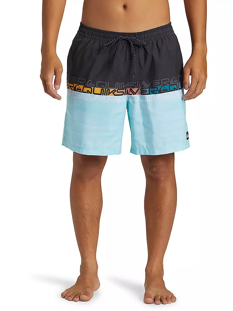 QUIKSILVER | Herren Badeshort Everyday Wordblock Volley 17" | grau