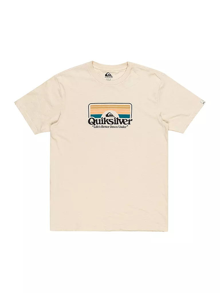 QUIKSILVER Herren Beachshirt Step Inside creme