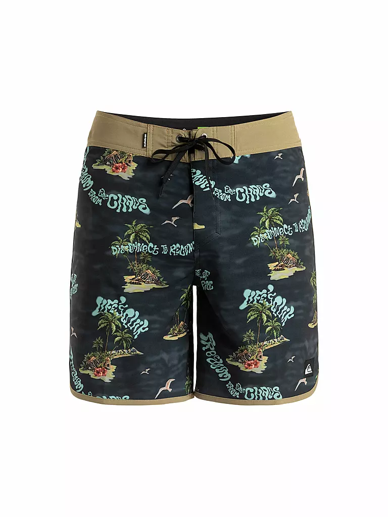 QUIKSILVER | Herren Beachshort Surfsilk Scallop 18" | schwarz