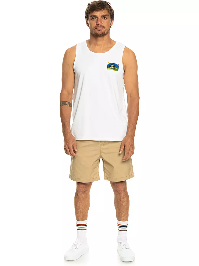 QUIKSILVER | Herren Beachtank Colour Flow | weiss