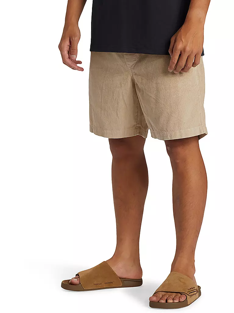 QUIKSILVER | Herren Bermuda Taxer Cord | beige