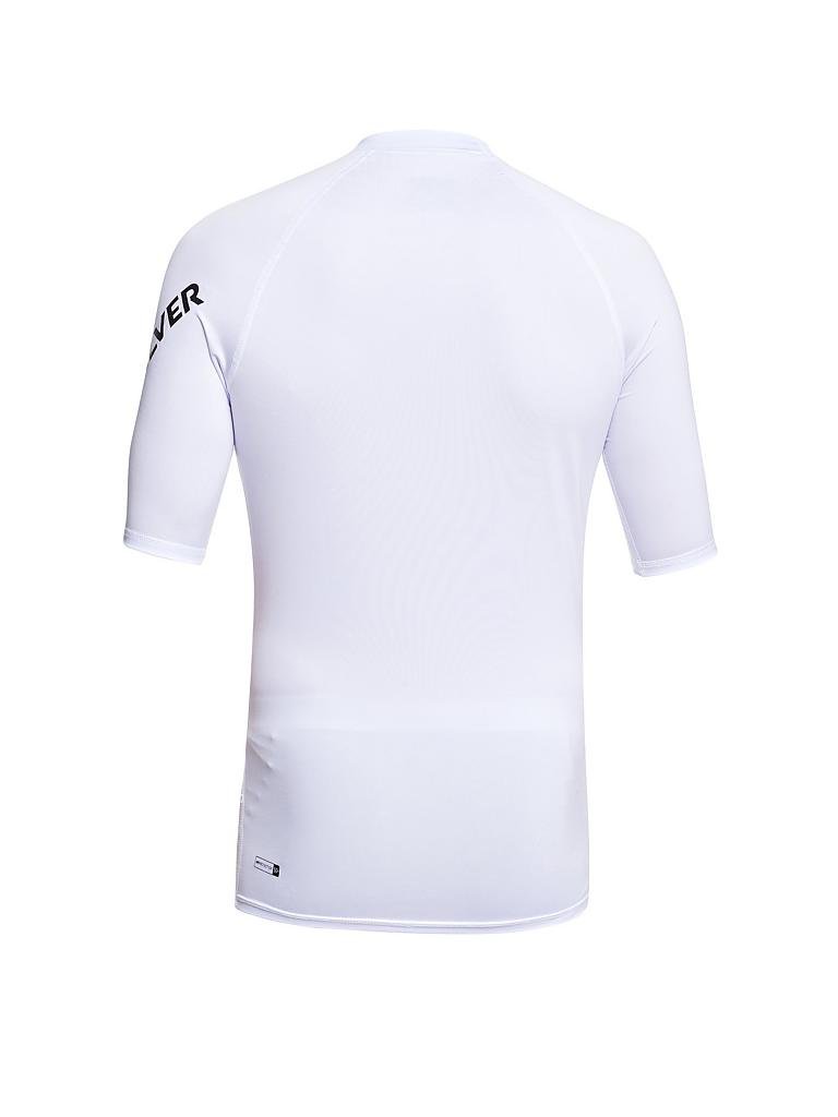 QUIKSILVER | Herren Lycra-Shirt All Time Rashguard mit UPF 50 | weiß