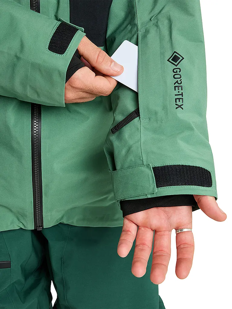 QUIKSILVER | Herren Snowboardjacke Forever Stretch GORE-TEX | Grün