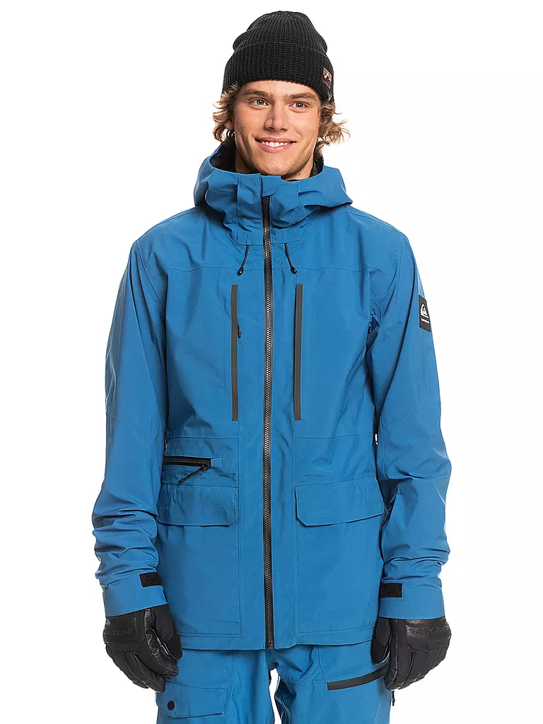 QUIKSILVER | Herren Snowboardjacke S Carlson Stretch Quest | blau