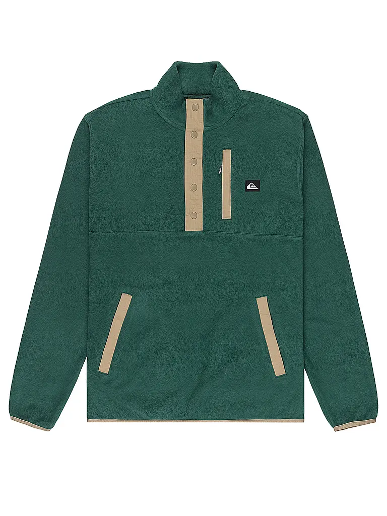 QUIKSILVER | Herren Unterzieh Zipshirt No Destination Hs | grün