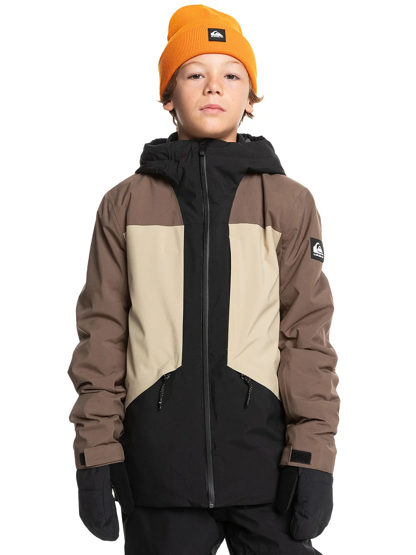 QUIKSILVER | Jungen Snowboardjacke Ambition  | hellbraun