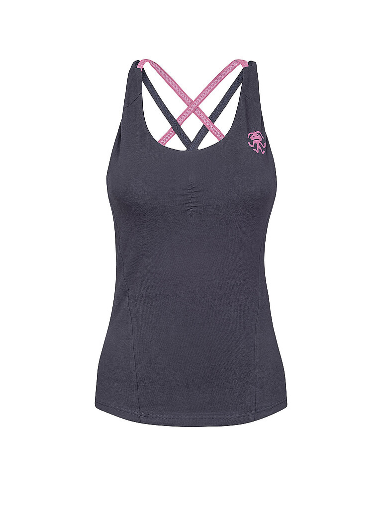 Rafiki Tanktop Baumwolle Stretch Dunkelblau