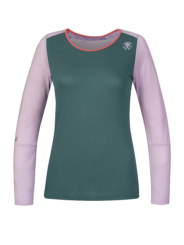 Rafiki Shirt Klettershirt Bio-Baumwolle-Modal Petrol