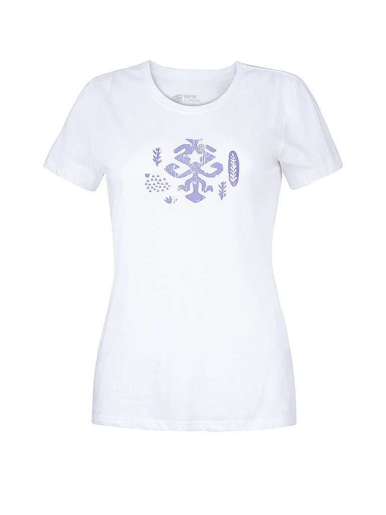 Rafiki Sportshirt Minimalistisch Bio-Baumwolle Weiss