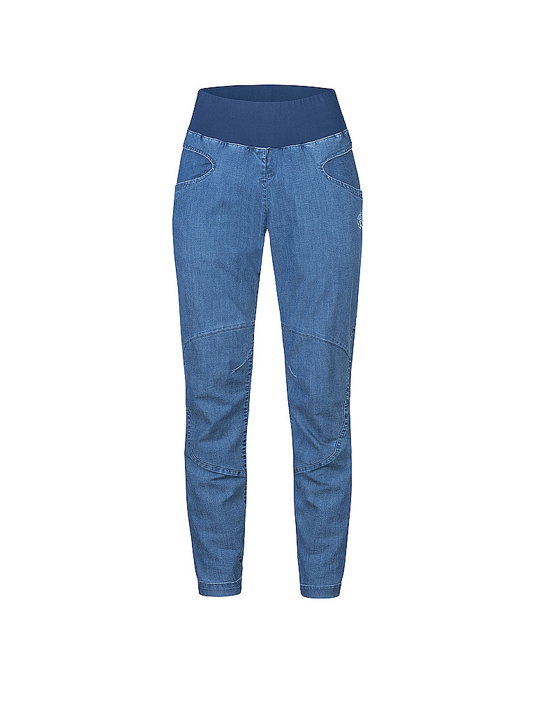Rafiki Kletterhose Chain Denim Stretch Blau