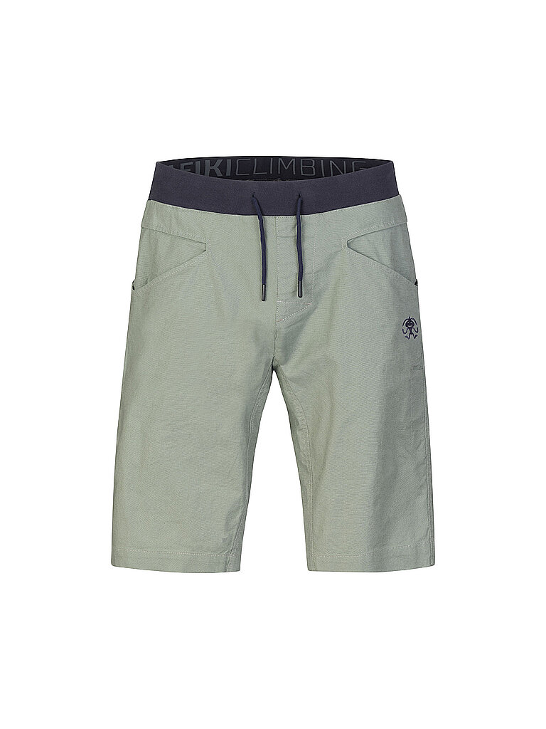 Rafiki Sportshorts Atmungsaktiv Leinen-Baumwolle Olive