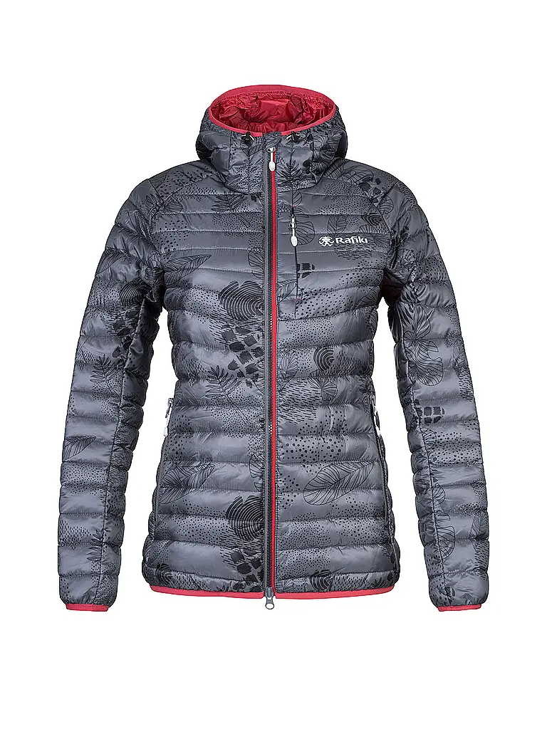 RAFIKI | Damen Isojacke Darcy RDS Down Hoodie | grau