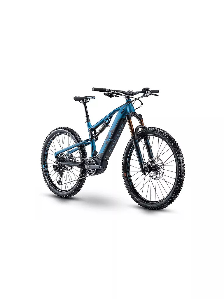 RAYMON | Herren E-Mountainbike 27,5" FullRay E-Seven 10.0 | blau