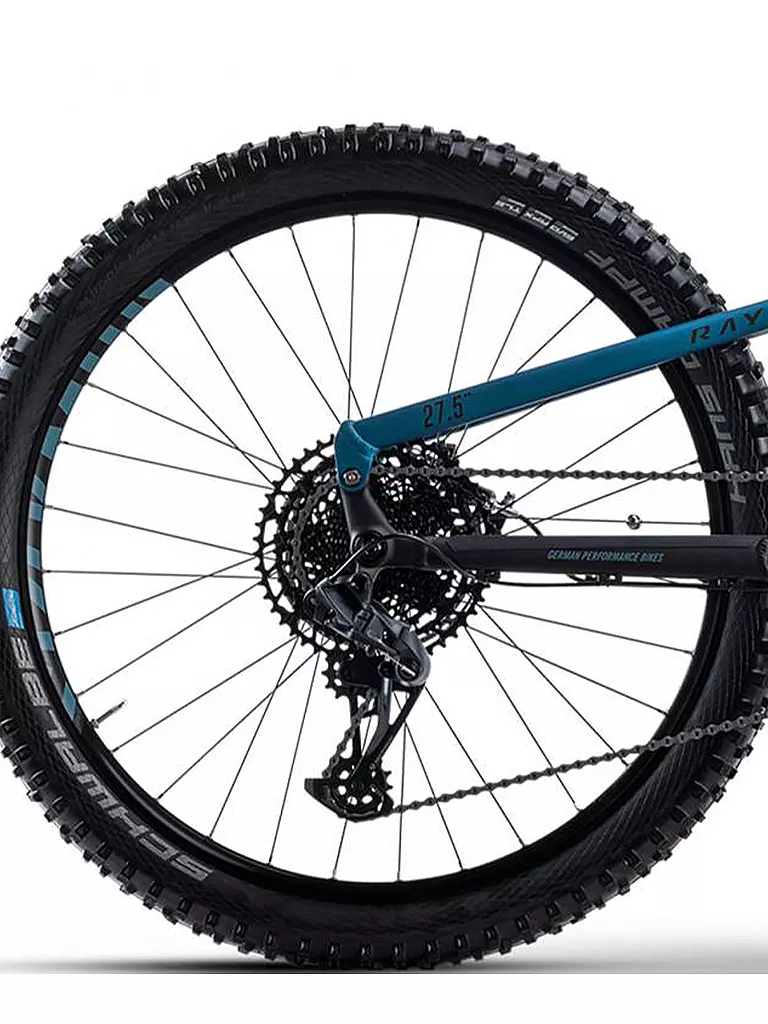 RAYMON | Herren E-Mountainbike 27,5" FullRay E-Seven 10.0 | blau