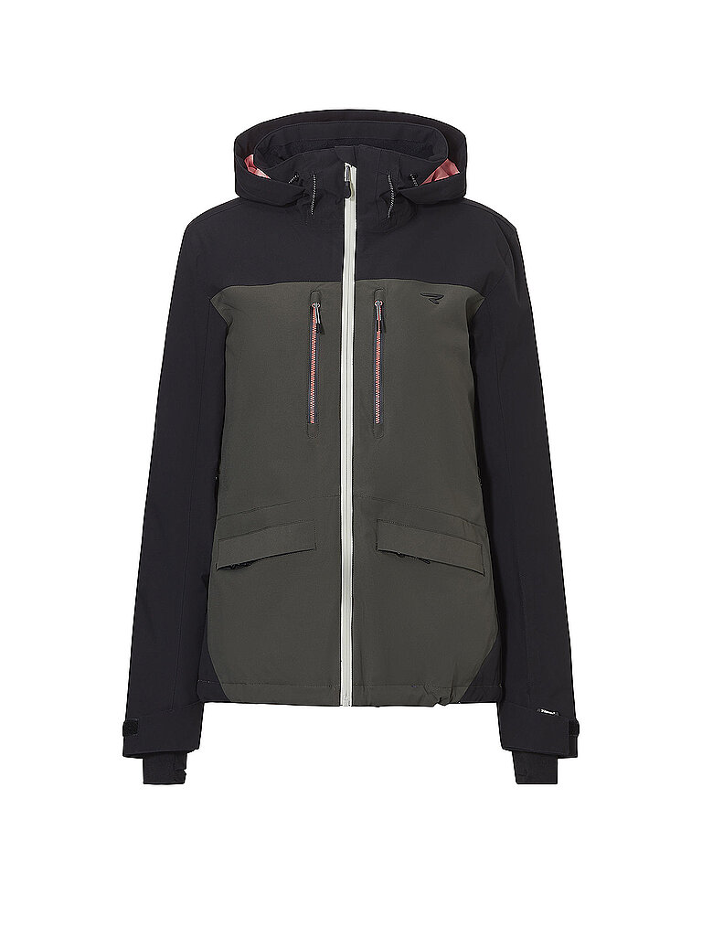 REHALL Snowboardjacke Normal Fit Fleece Olive