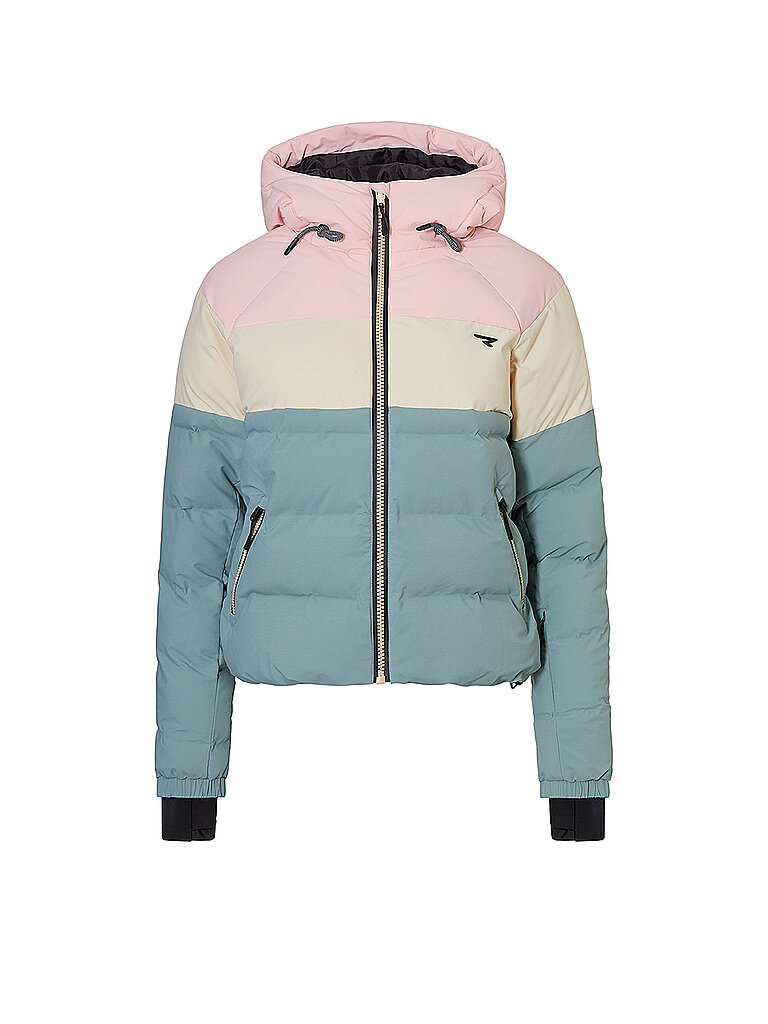 REHALL Snowboardjacke Short Cut Fleece Grau