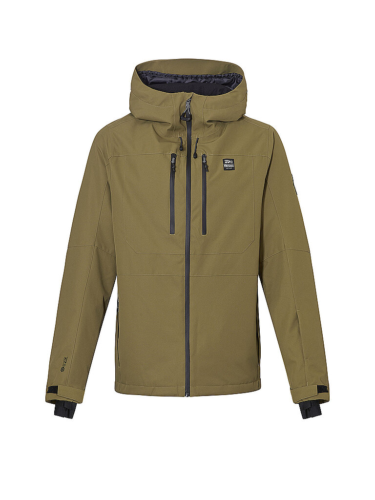 REHALL Snowboardjacke Herren-Schneejacke ELGON-R Polyester Olive