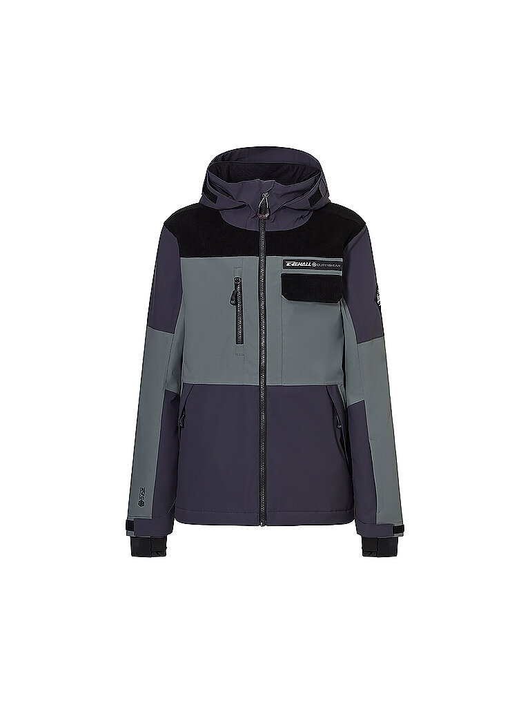 REHALL Snowboardjacke Regular Grau