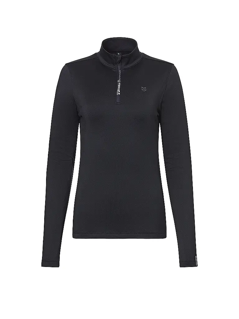 REHALL | Damen Unterzieh Zipshirt MICHA-R | schwarz