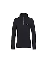 REHALL | Jungen Unterzieh Zipshirt Ronn-R-JR | schwarz