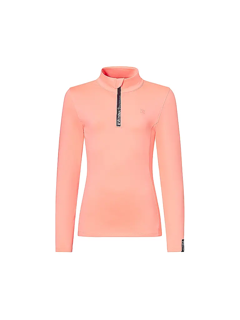 REHALL | Mädchen Unterzieh Zipshirt MICHA-R-JR | koralle