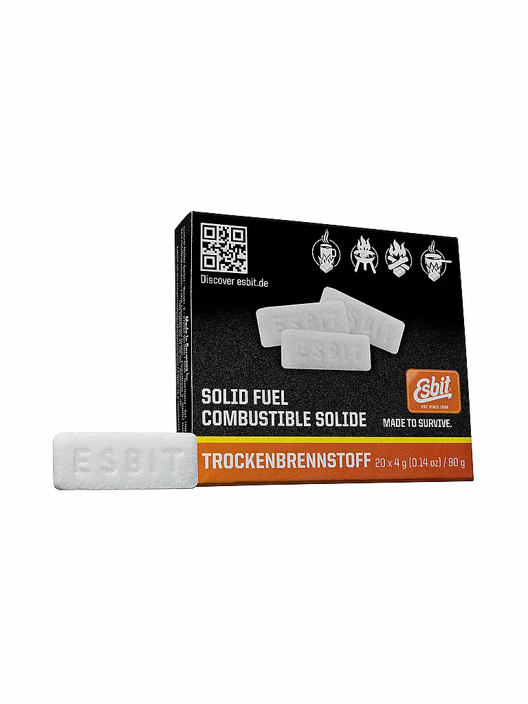 RELAGS | Esbit Trockenbrennstofftabletten 4 g | keine Farbe