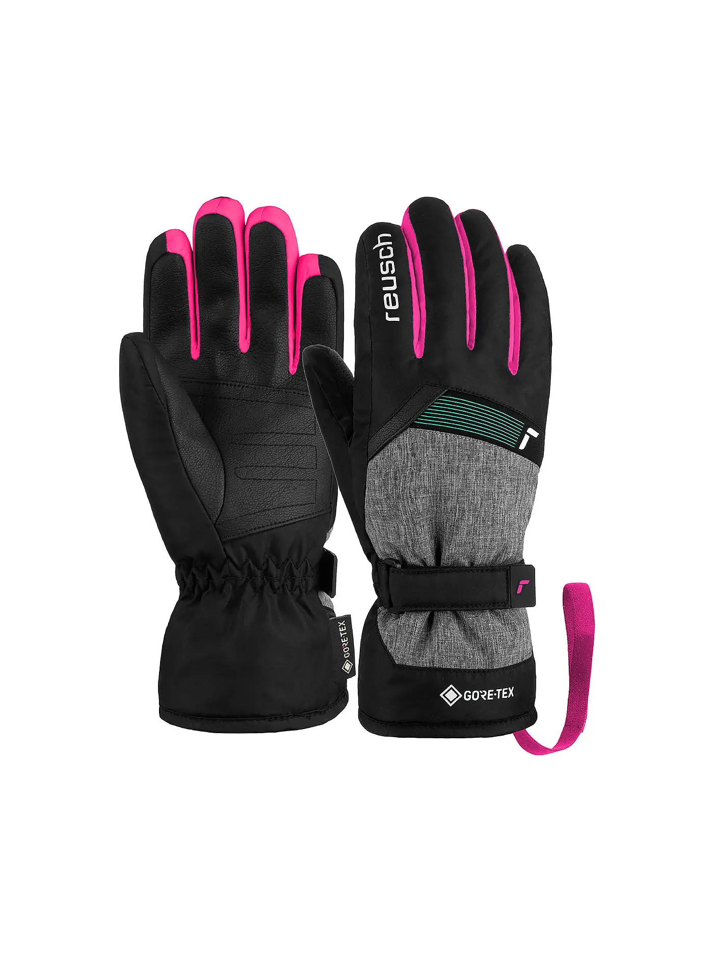 REUSCH | Kinder Skihandschuhe Flash Gore-Tex Junior | grau