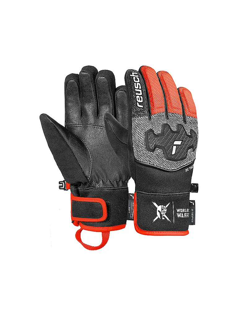 REUSCH | Kinder Skihandschuhe Worldcup Warrior Prime R-TEX® XT | Schwarz