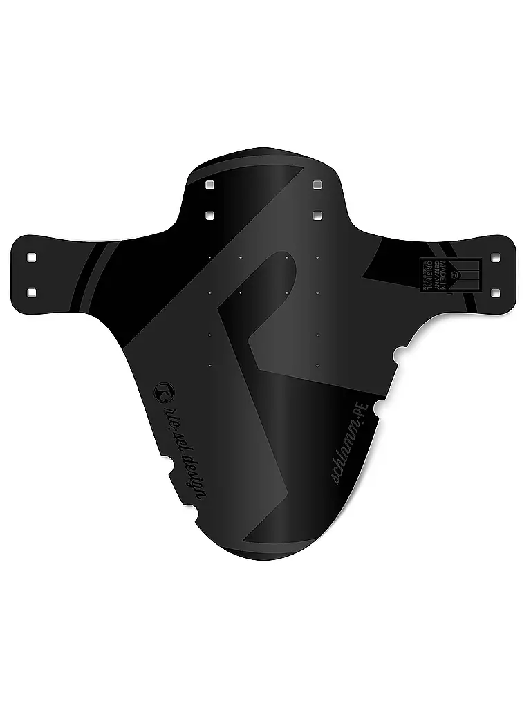 RIESEL DESIGN | Mudguard schlamm:PE Stealth | schwarz