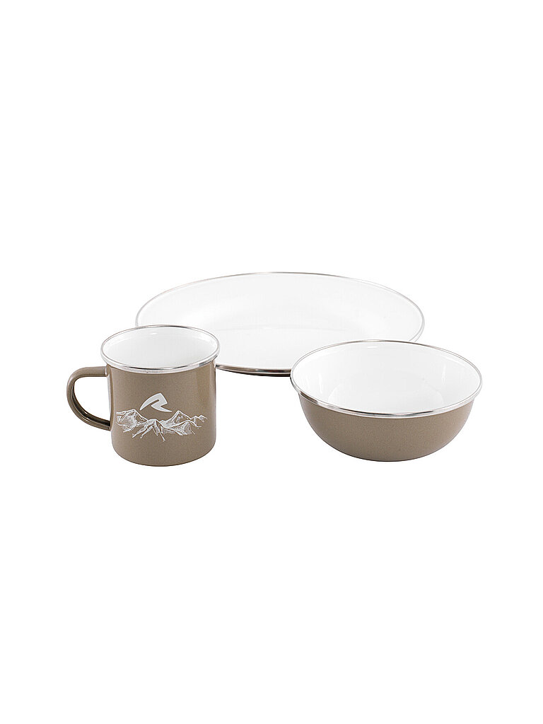 ROBENS Tongass Single Emaille-Set braun