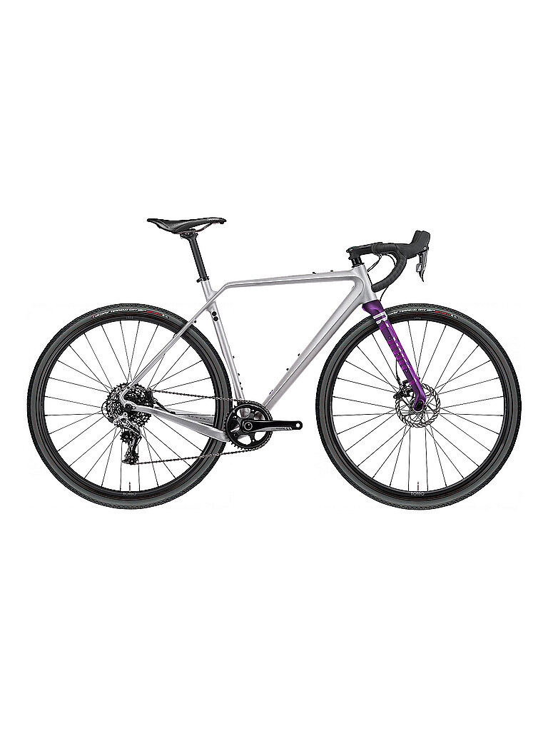 RONDO Gravel Bike Ruut CF2 Gravel Plus 2022 silber | L