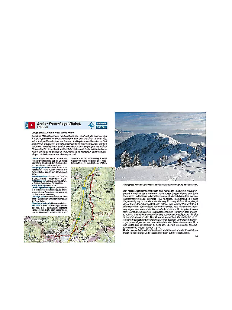 ROTHER | Skitourenführer Kärnten Süd | keine Farbe