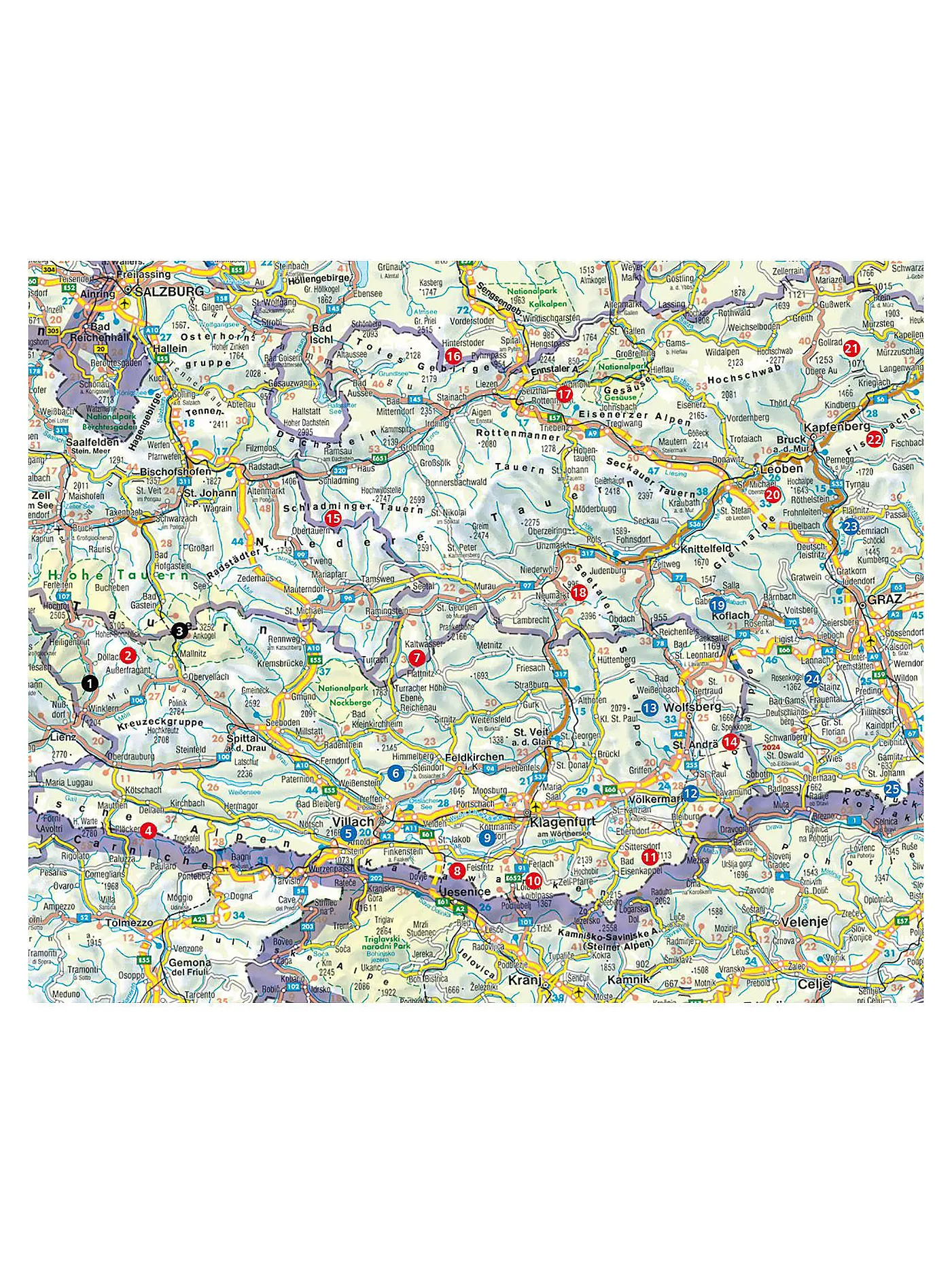 ROTHER | Wanderbuch Wochenendtouren Österreich Süd | keine Farbe