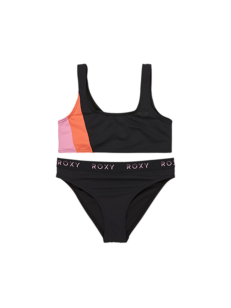 Roxy Bikini Colorblock Bralette-Set Polyester-Elastan Grau