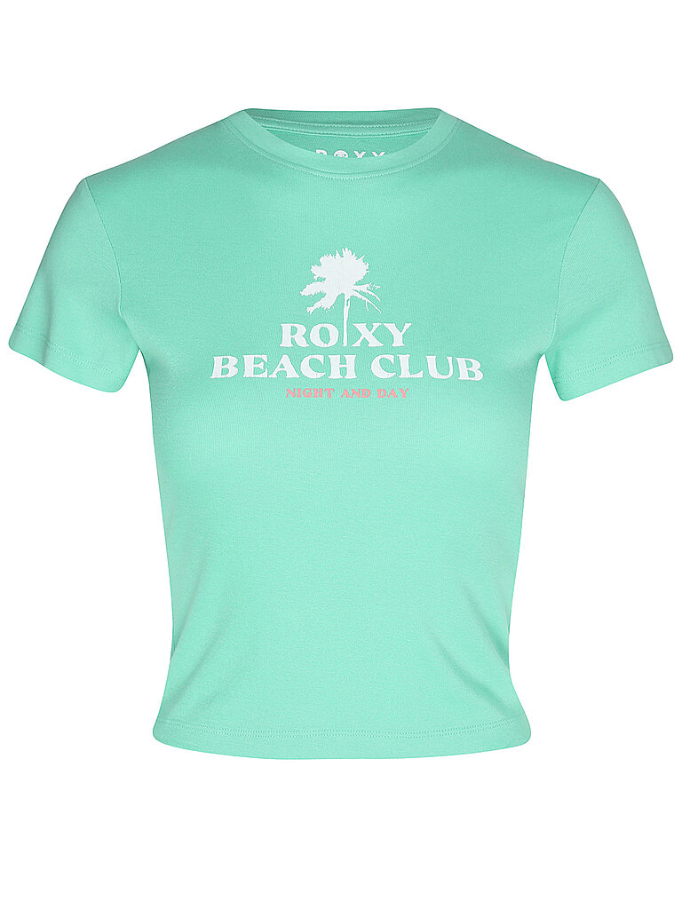 Roxy Beachshirt Beach Love Flachripp-Baumwolle Grün