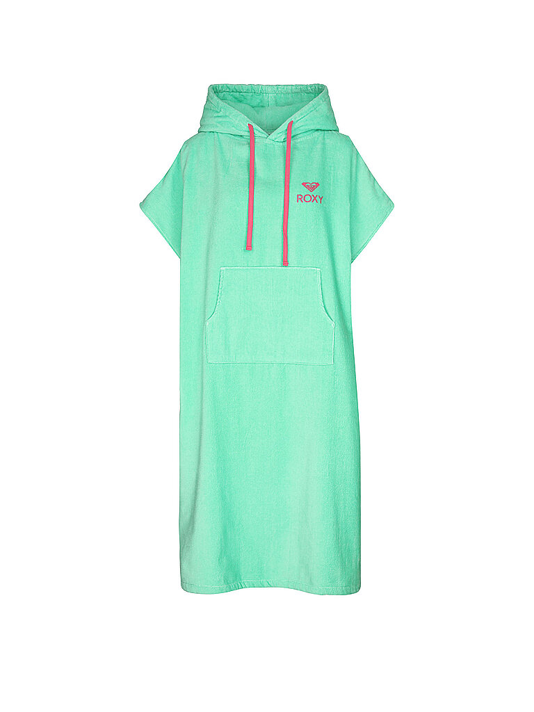 Roxy Badeponcho Infinite Lagoon Frottee-Baumwolle Gruen
