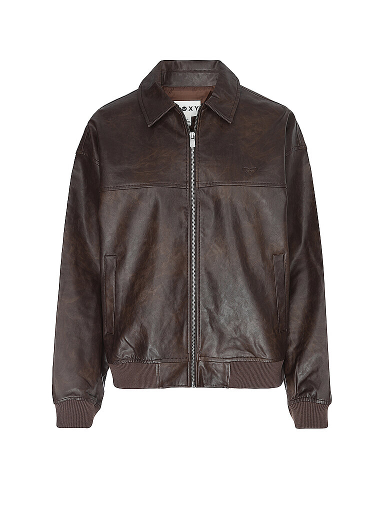 ROXY Damen Jacke in Lederoptik braun | XS