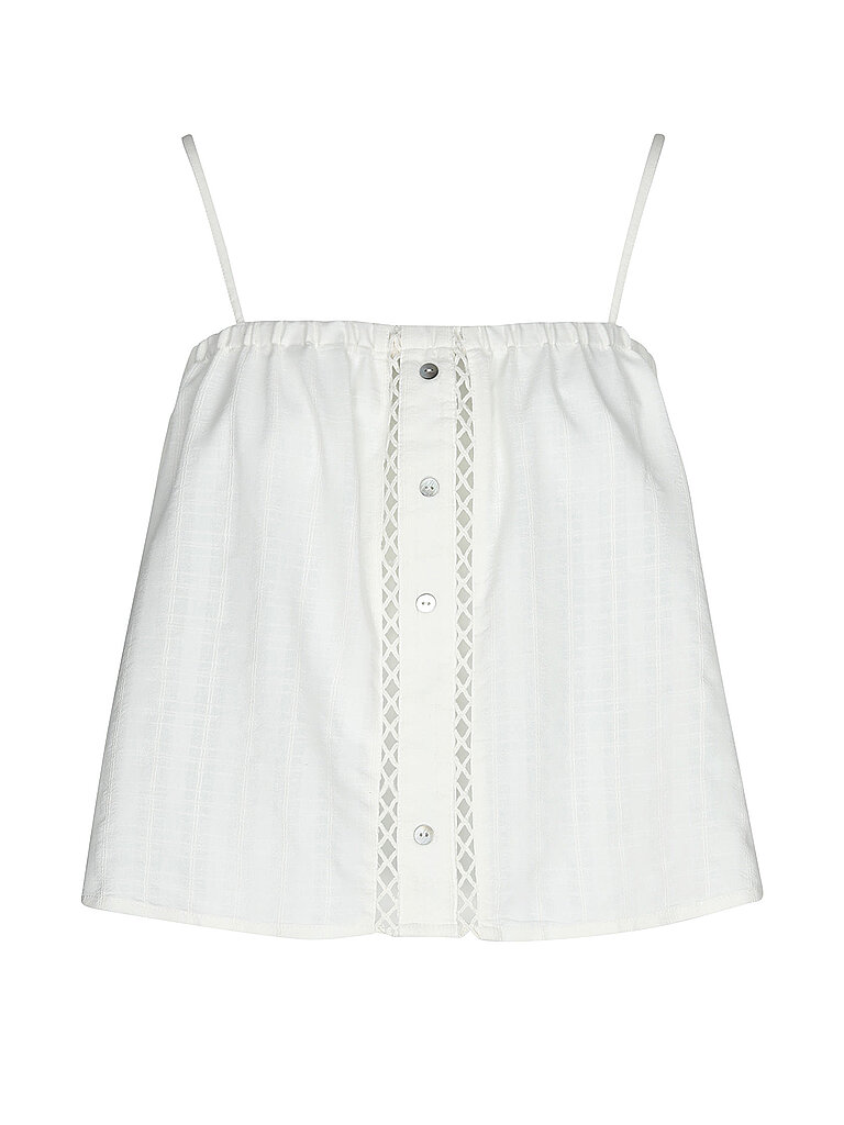 Roxy Tank Sweetest Sky Baumwolle-Viskose Weiss