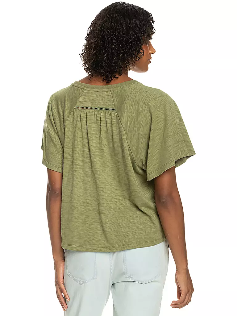 ROXY | Damen Beachshirt Time On My Side | olive