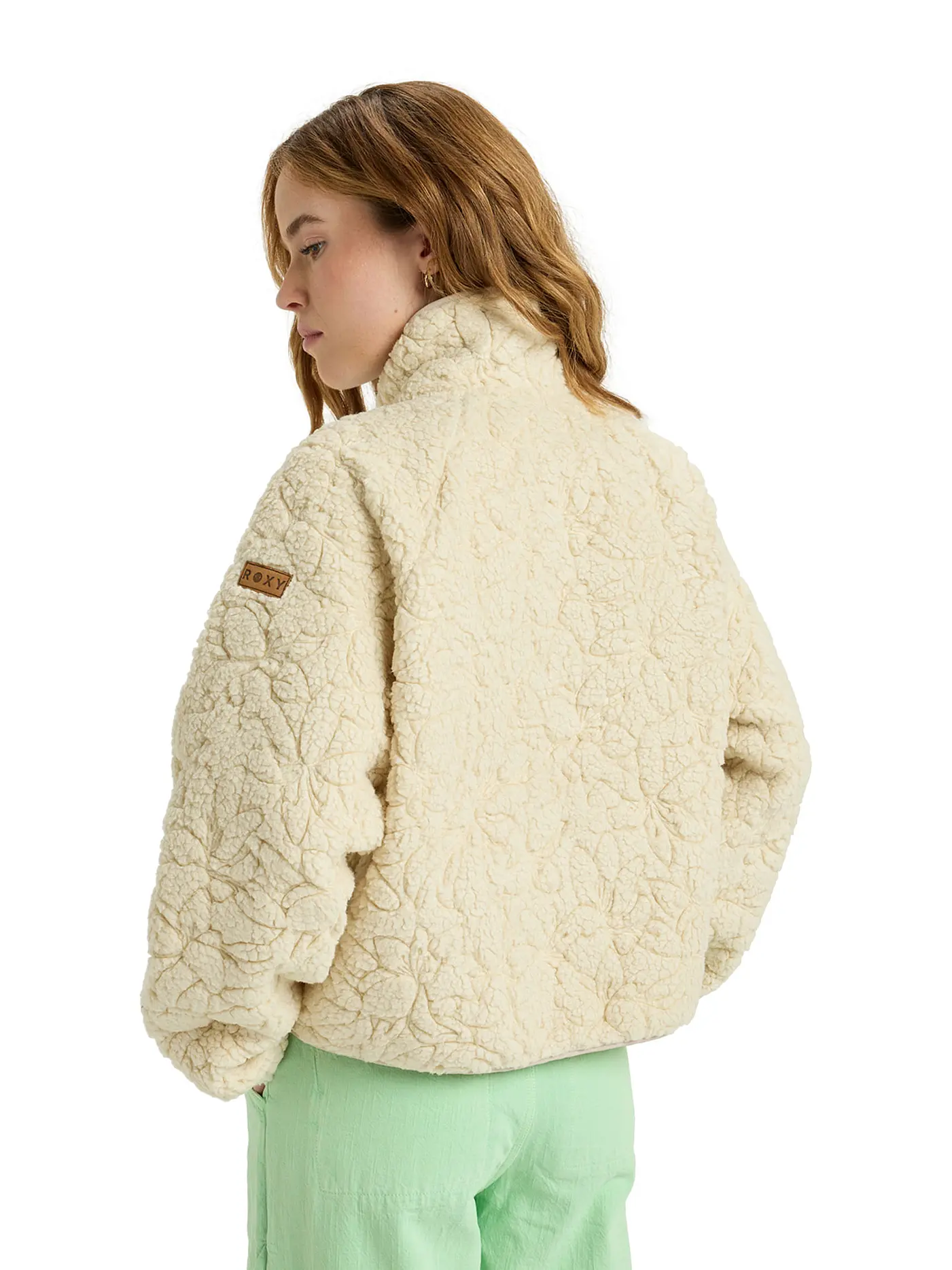 ROXY | Damen Fleecejacke Blurry Cloud | creme