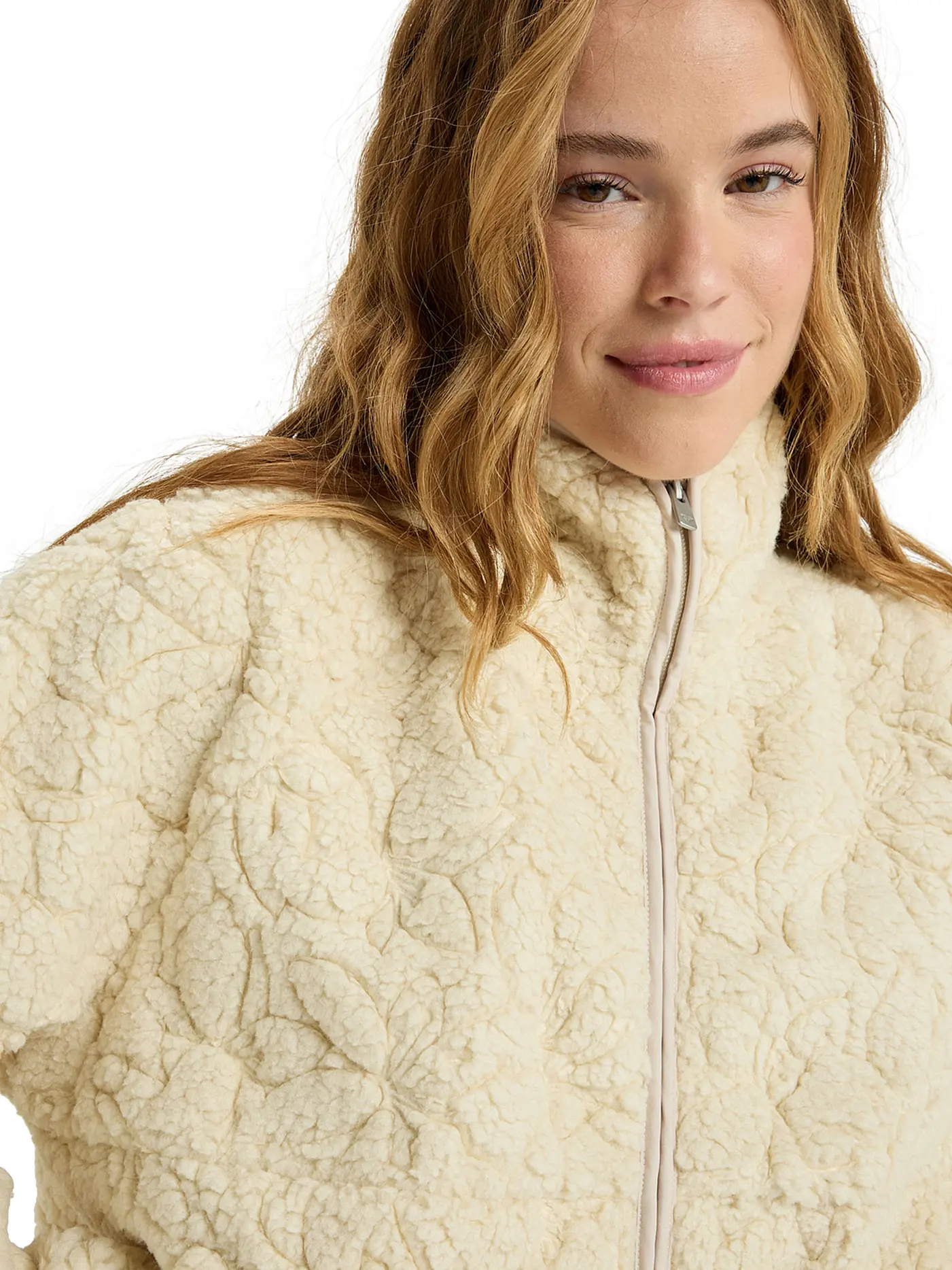 ROXY | Damen Fleecejacke Blurry Cloud | creme