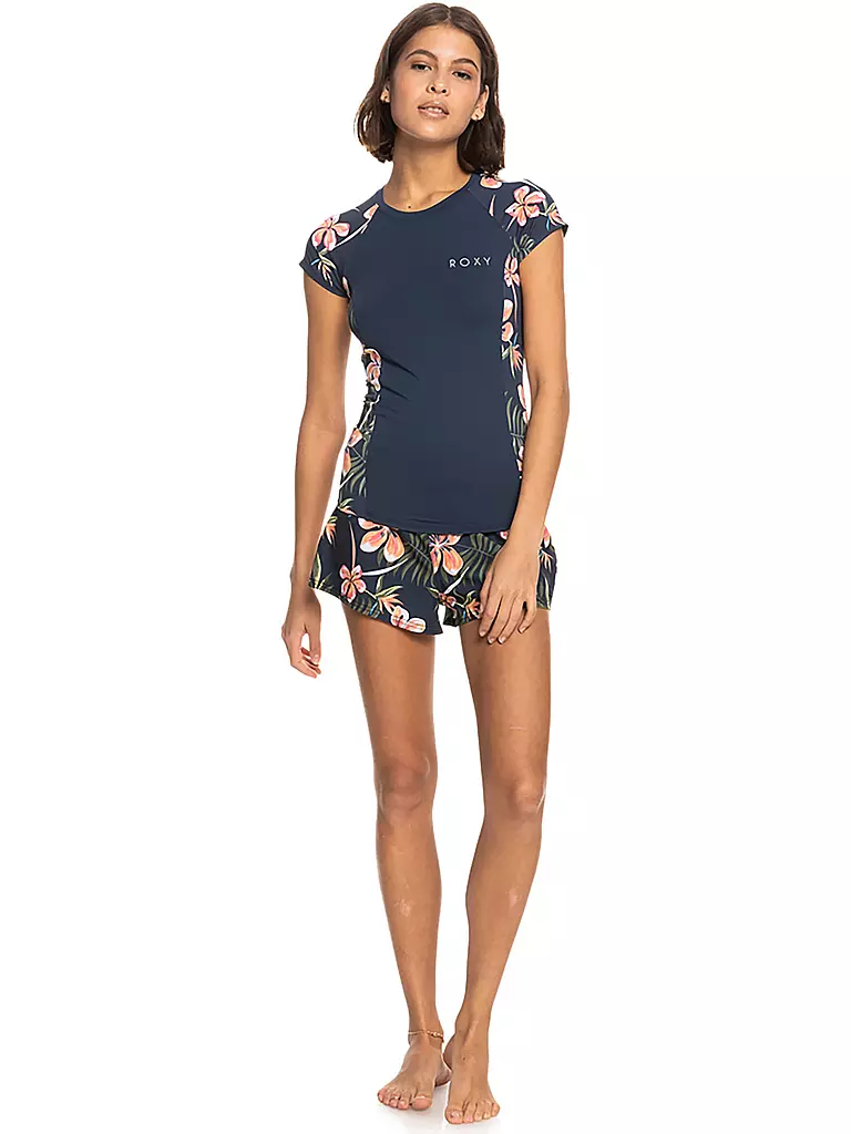 ROXY | Damen Rushguard Printed  | dunkelblau