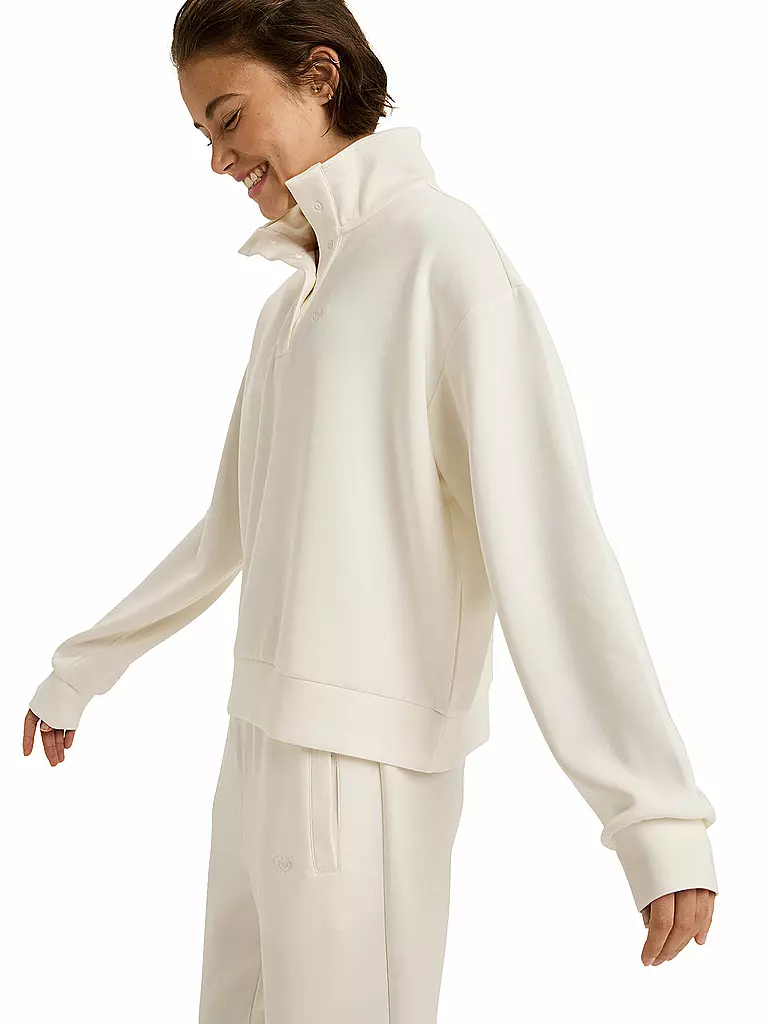ROXY | Damen Sweater Rise & Vibe Fleece | weiss