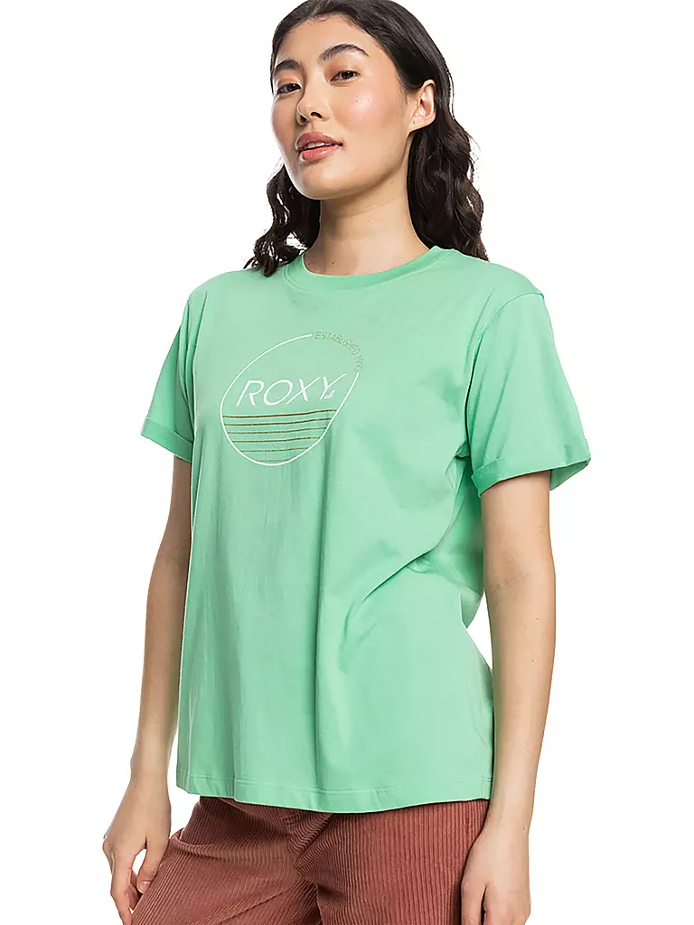 ROXY | Damen T-Shirt Noon Ocean | hellgrün