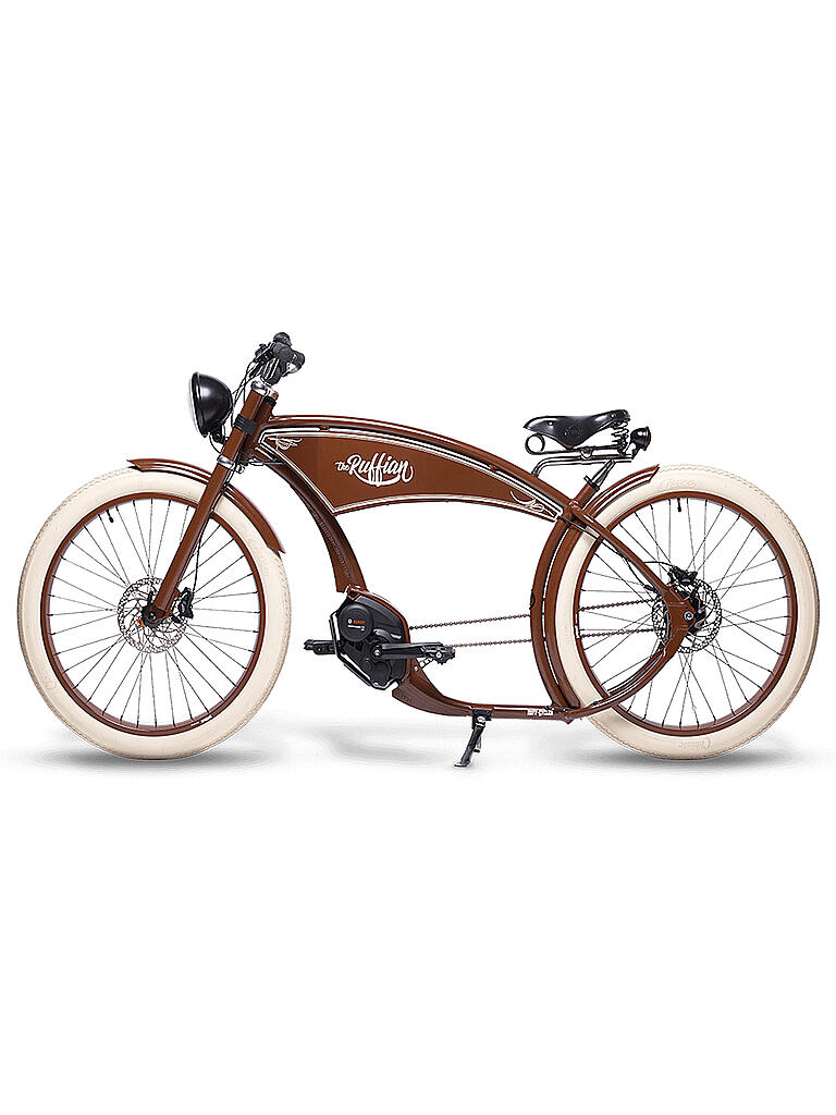 RUFFIAN | E-Bike 26" Cruiser The Ruffian Brown | 
